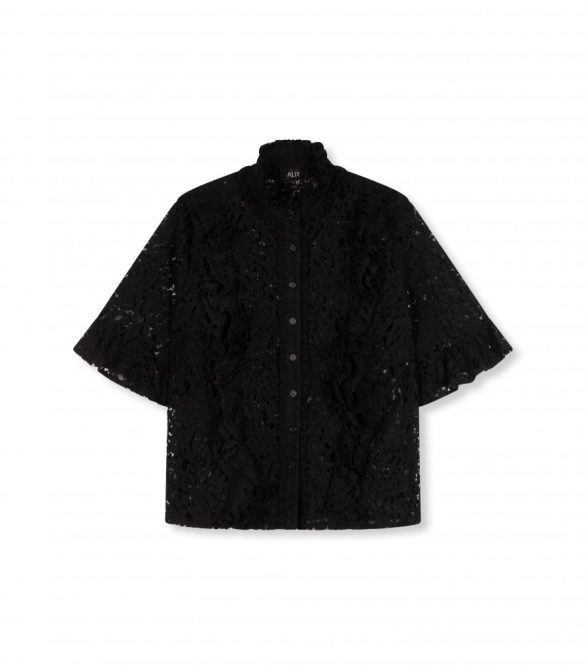 Alix the label | Lace Blouse - Zwart