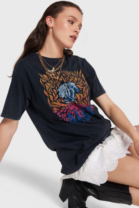 Alix the label | Tiger Shirt - Zwart - Afbeelding 2