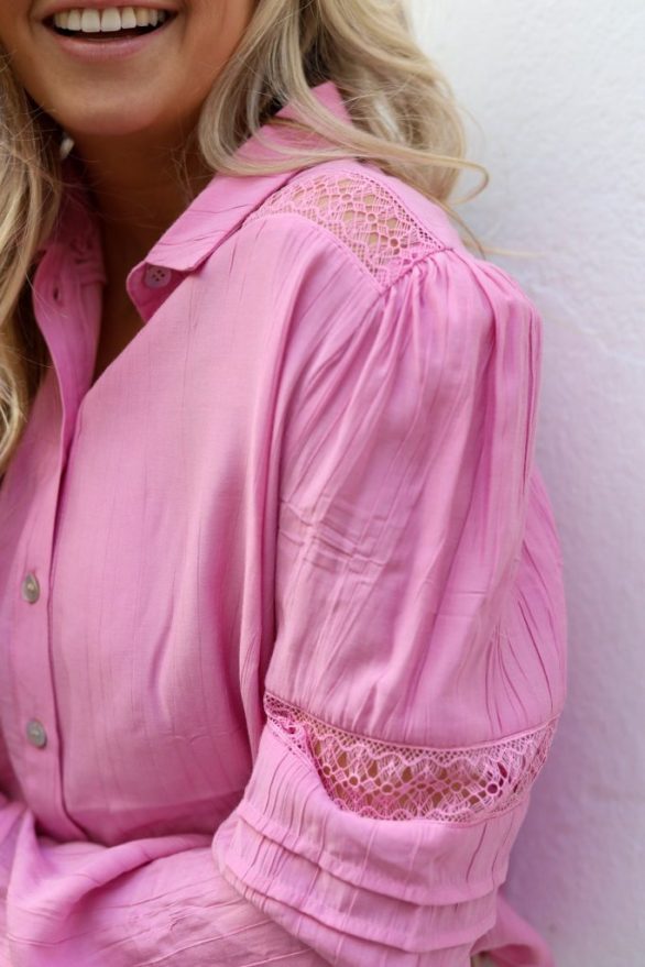 Nukus | Faja Blouse - Roze - Afbeelding 3