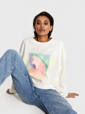 Alix the label | Pastel Sweater - Wit