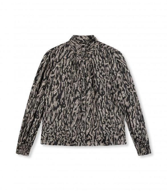 Alix the label | Animal Top - Zwart