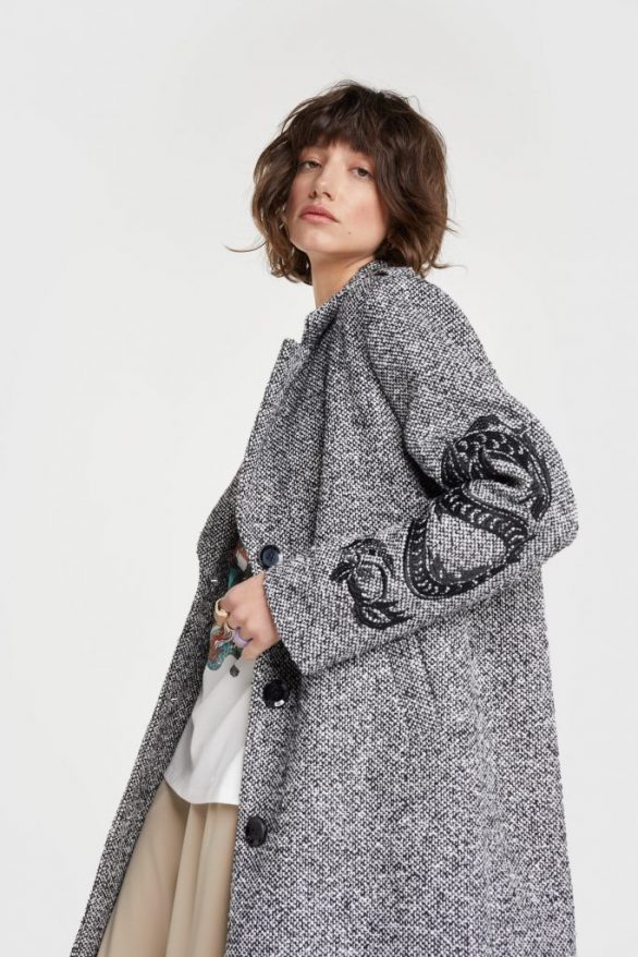 Alix the label | Tweed Coat - Grijs - Afbeelding 3