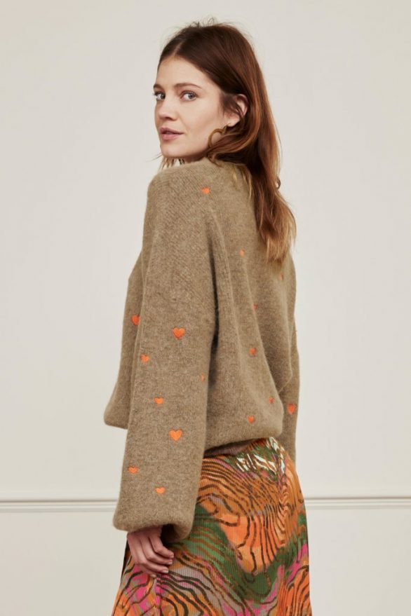 Fabienne Chapot | Lidia Pull - Bruin - Afbeelding 3