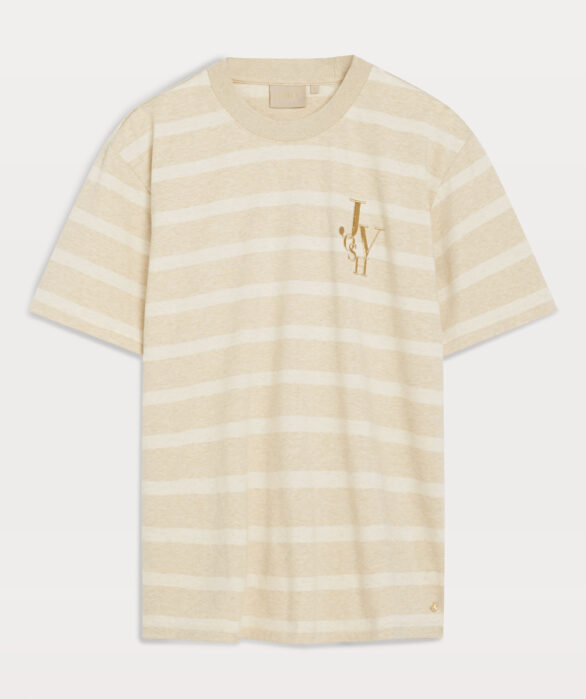 Josh V | Teddy Stripe - Creme