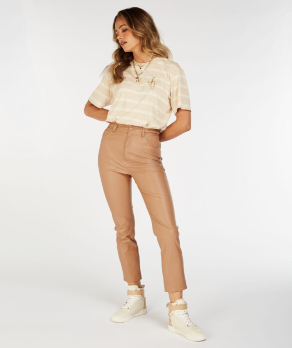Josh V | Teddy Stripe - Creme - Afbeelding 3