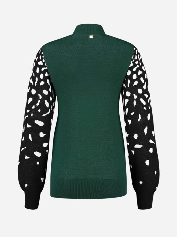 Nikkie | Gretta Pull - Groen - Afbeelding 2