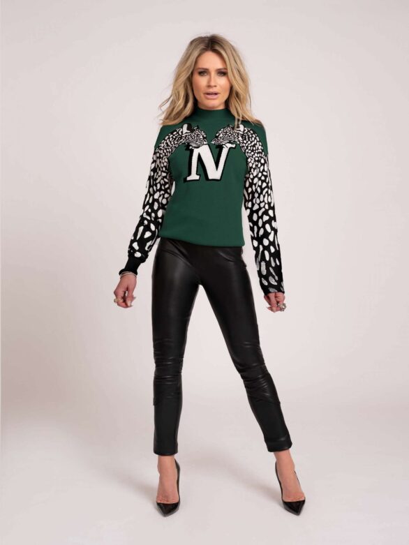 Nikkie | Gretta Pull - Groen - Afbeelding 3