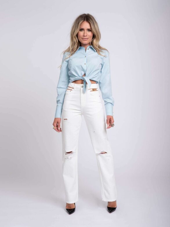Nikkie | Ruth Blouse - Lichtblauw - Afbeelding 2