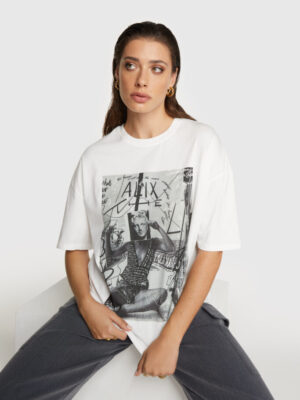 Alix the label | Collage Shirt - Offwhite