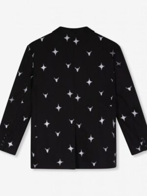 Alix the label | Blackwhite Blazer - Zwart