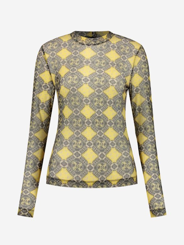 Nikkie | Mesh Top - Geel