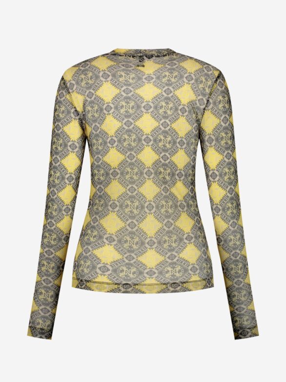 Nikkie | Mesh Top - Geel - Afbeelding 2