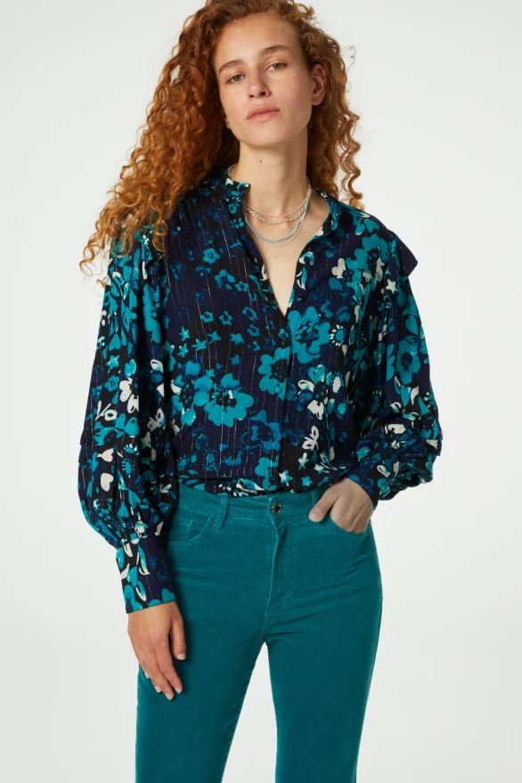 Fabienne Chapot | Philo Blouse - Zwart - Afbeelding 2