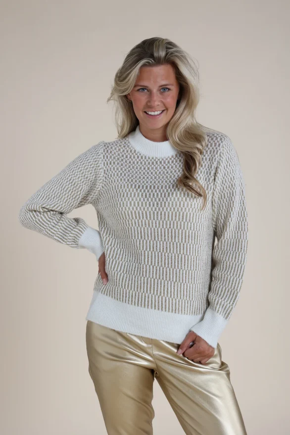 Nukus | Pullover - Goud - Afbeelding 3