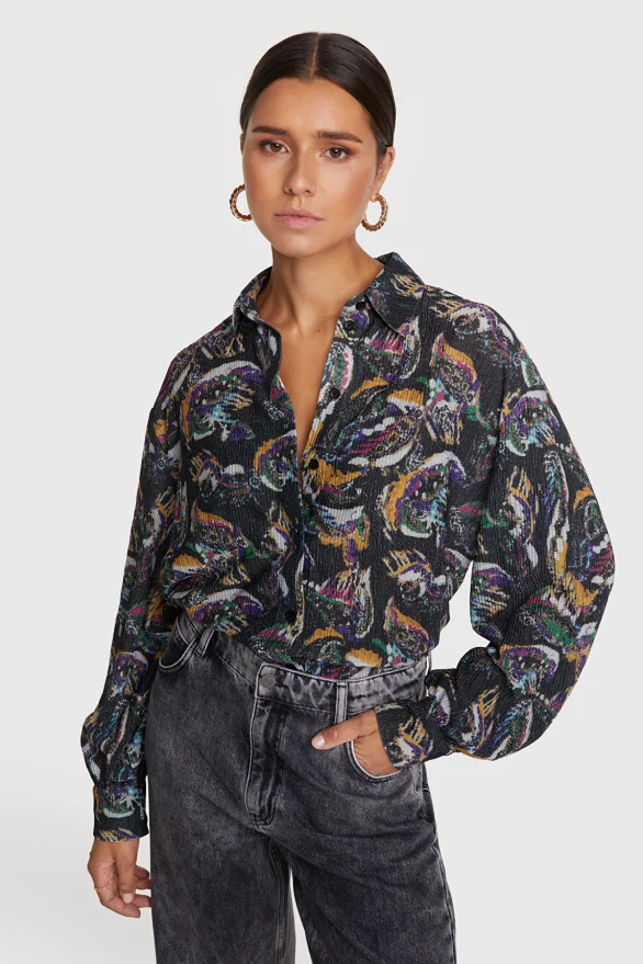 Alix the label | Paisley Blouse - Multi - Afbeelding 3