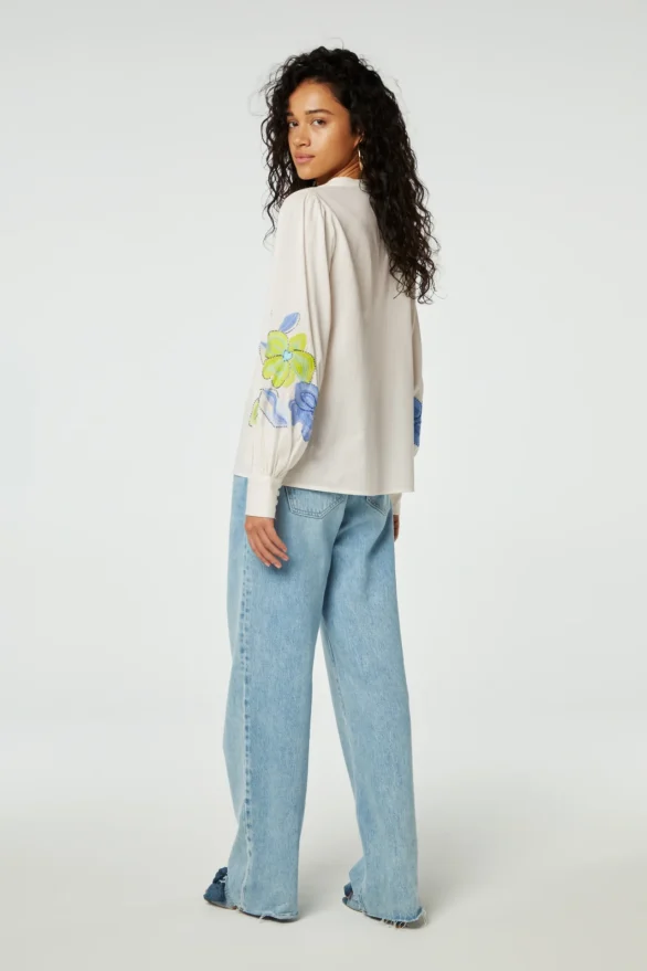 Fabienne Chapot | Marielle Blouse - Offwhite - Afbeelding 2