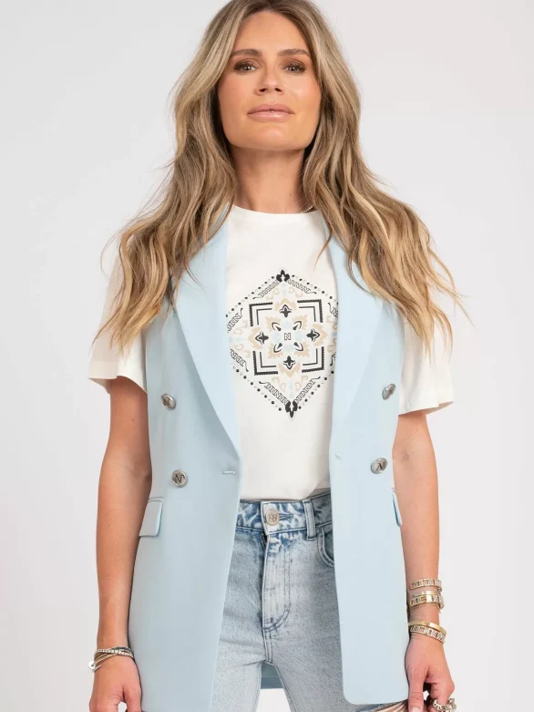 Nikkie | Mandala Shirt - Offwhite - Afbeelding 3