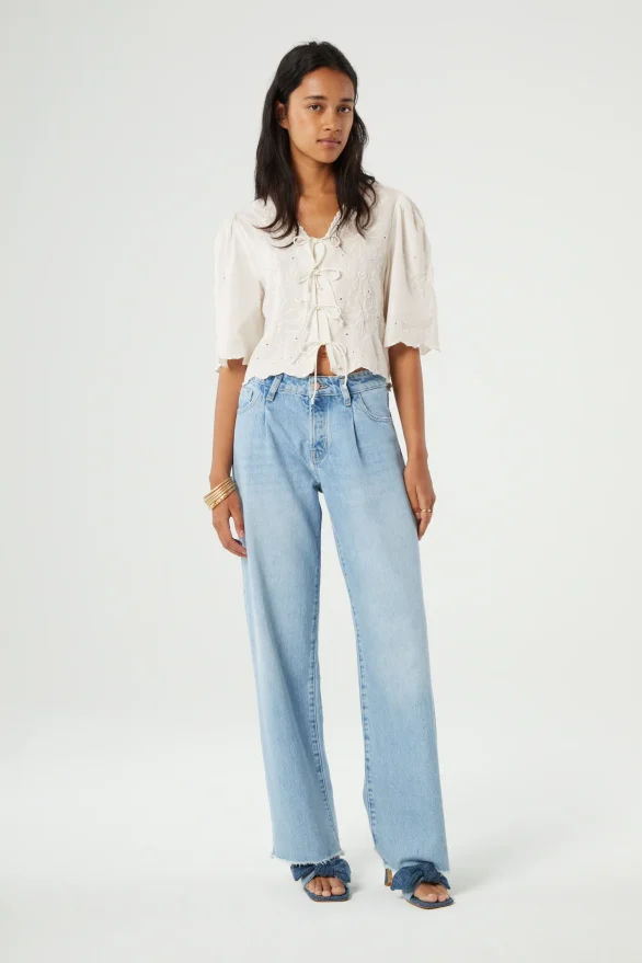 Fabienne Chapot | Sterre Top - Offwhite - Afbeelding 2