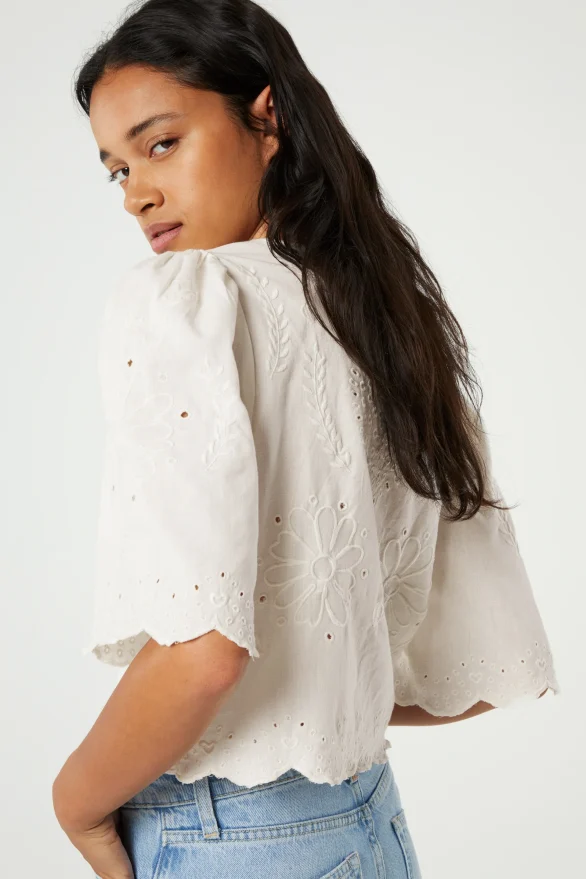 Fabienne Chapot | Sterre Top - Offwhite - Afbeelding 3