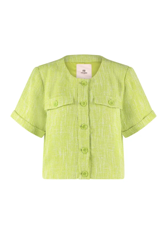 Freebird | Blazer Ss - Groen