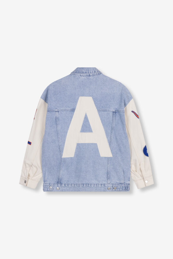 Alix the label | MIXED SLEEVES DENIM JACKET - Afbeelding 4