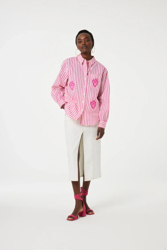 Fabienne Chapot | Alex Blouse roze - Afbeelding 3