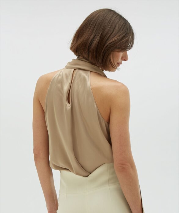 Josh V | Yaniek Satijn Look Top - Afbeelding 3