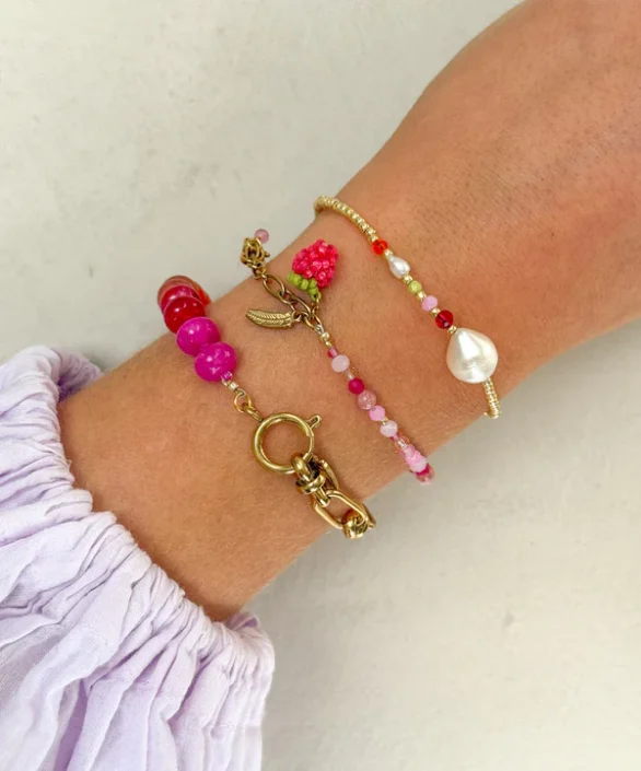 Le Veer | Armband Raspberry - Afbeelding 2
