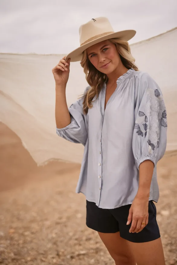 Nukus | Tina Blouse Embroidery - Afbeelding 2