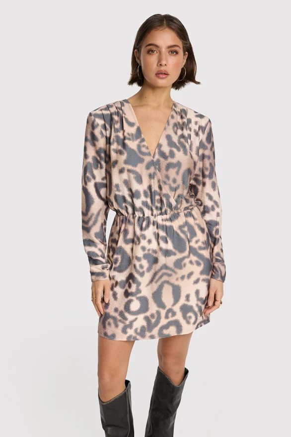 Alix the label | JAGUAR FAKE WRAP DRESS - Afbeelding 2