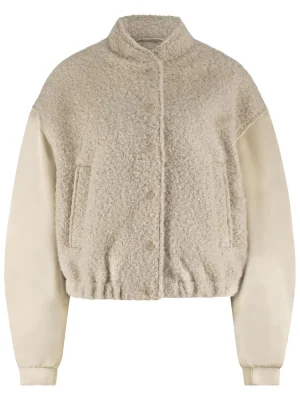 Nukus | Baltimore Jacket Satin | Sand