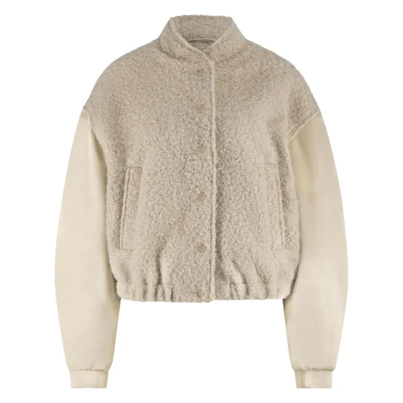 Nukus | Baltimore Jacket Satin | Sand