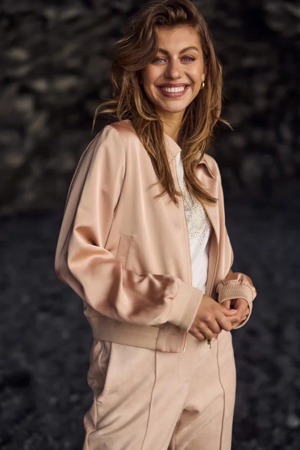 Nukus | Noa Bomber | Dusty Pink - Afbeelding 2