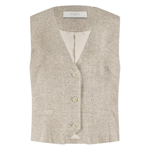 Nukus | Carrera Gilet Strass | Sand