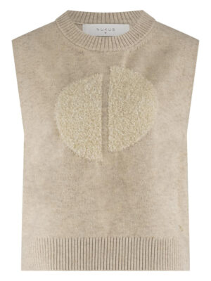 Nukus | Intarsia Spencer | Sand