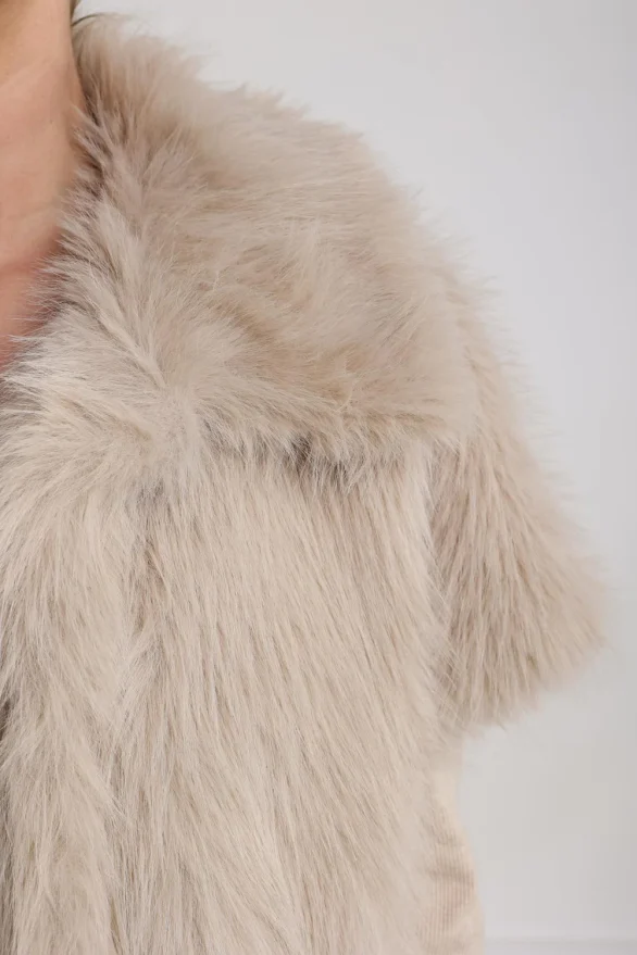 Nukus | Loua Gilet | Sand - Afbeelding 5